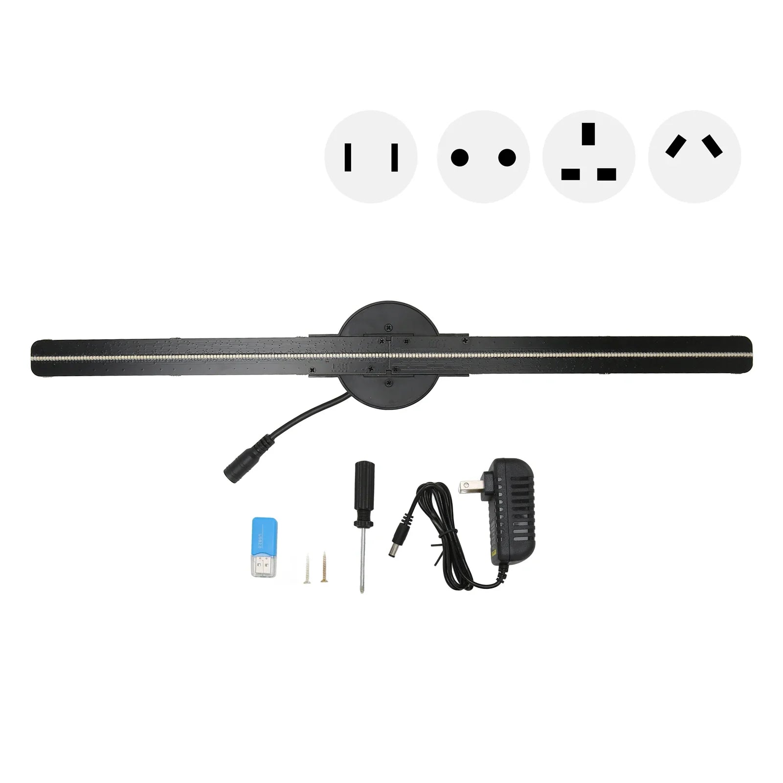 Ventilador Holográfico 3D Mágico