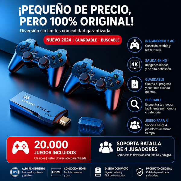 Consola Retro con +20.000 Juegos