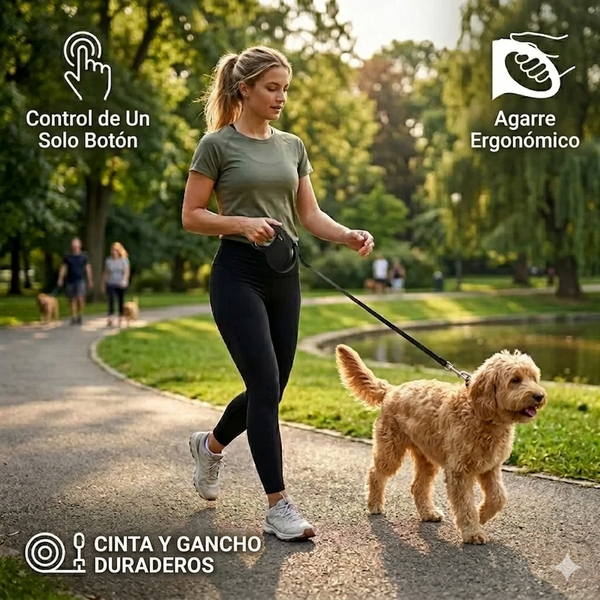 Correa Retráctil para Perros
