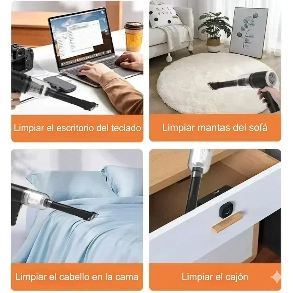 Aspiradora Portátil Mágica